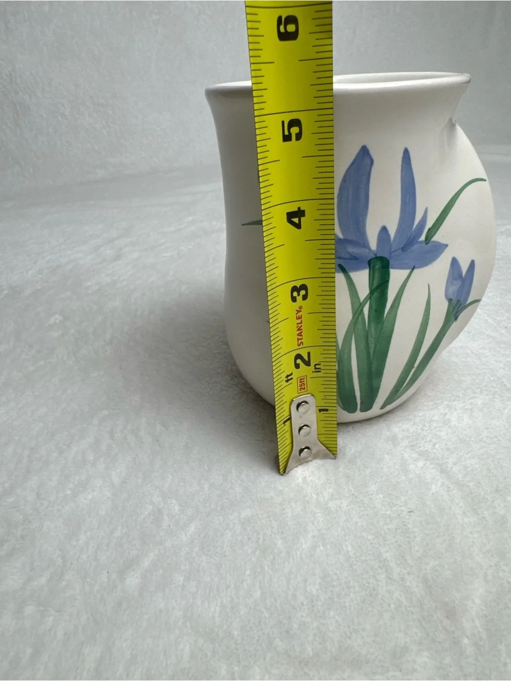 NEHER Studio Pottery Hand Warmer MUG Clay in Motion Right Handed SIGNED 2005